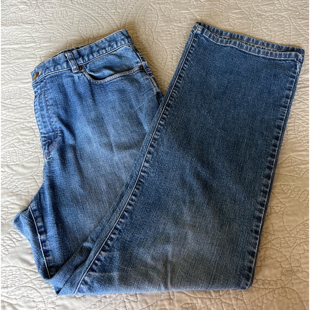 Lauren Jeans Co by Ralph Lauren Jeans Wide Leg High Rise Women 16 Vintage